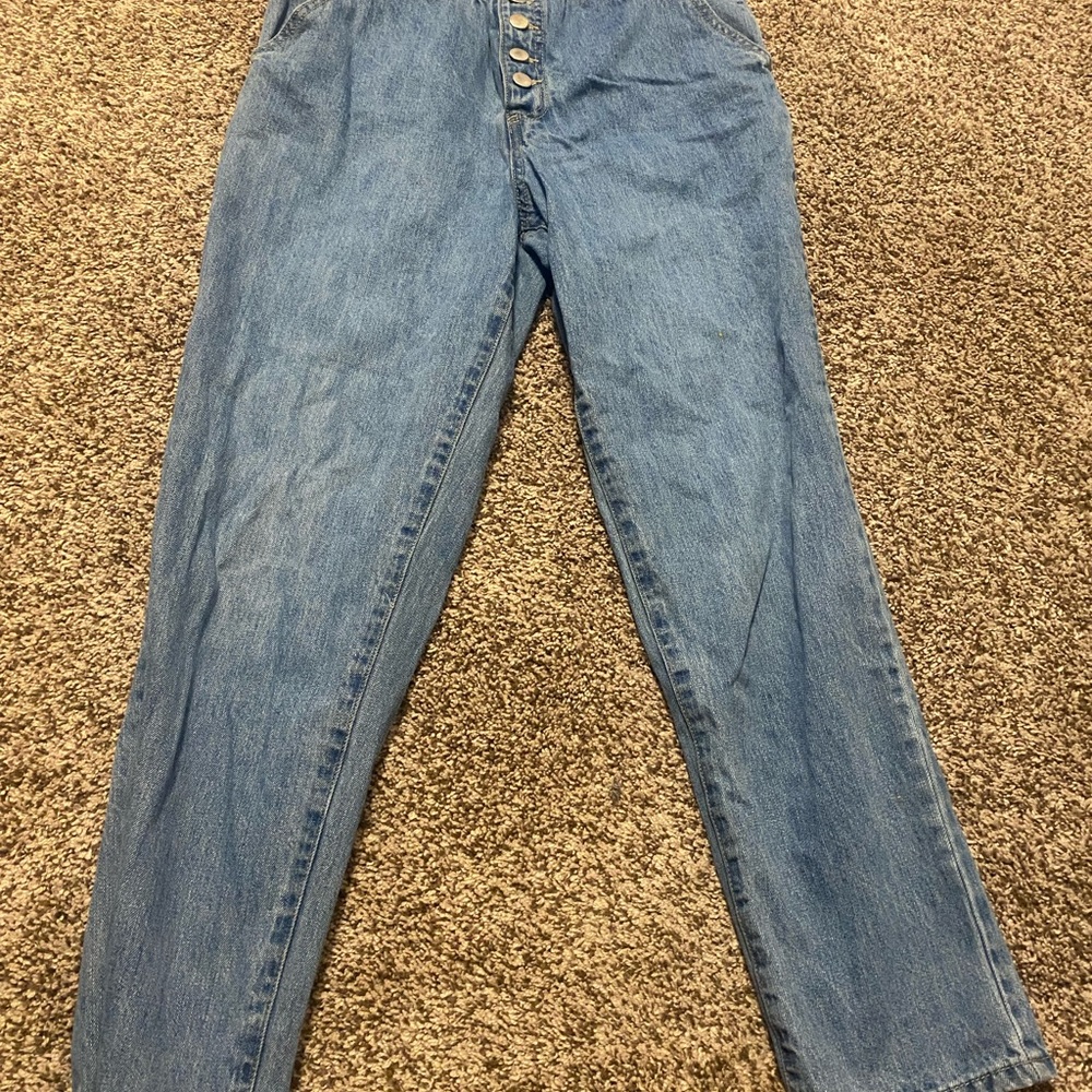 Forever 21 High-Waisted Blue Denim Jeans